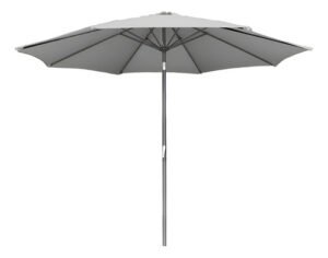 Kushiro Sji-ca3m Sombrilla Centro De Aluminio 300cm Color Gr Gris Liso