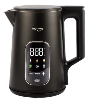 Pava Eléctrica Vonne 1,7 L Pantalla Táctil Wifi Control App Negro