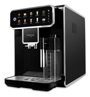 Cafetera Expreso Super-automática Con Pantalla Digital Color Negro