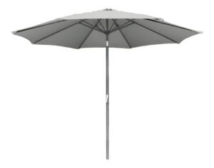 Kushiro Sji-ca3m Sombrilla Centro De Aluminio 300cm Color Gris