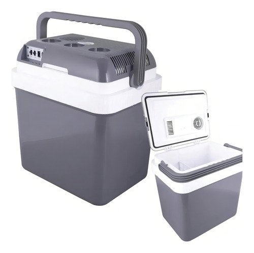 Conservadora Electrica Kushiro Cw-32a Frio Calor 32l 12v Auto Gris - Imagen 7