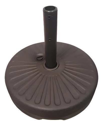 Base Sombrilla Central 22 Kg Contrapeso 51 Cm 38/48 Mm Color - Gris Oscuro - Rayas