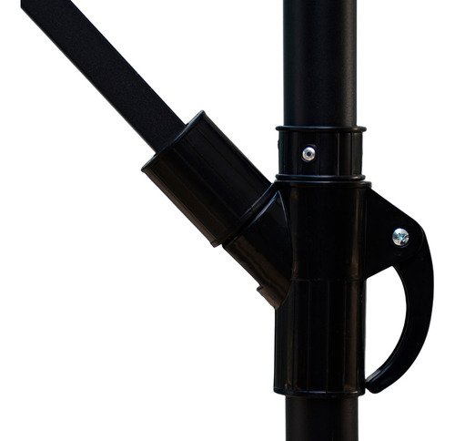 Sombrilla De Jardín Lateral Con Luces Led Beige Kushiro 3m Lisa - Imagen 5