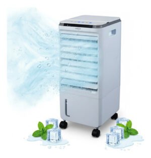 Climatizador Portatil 8l 3 Velocidades Bajo Consumo Frio Bla Blanco