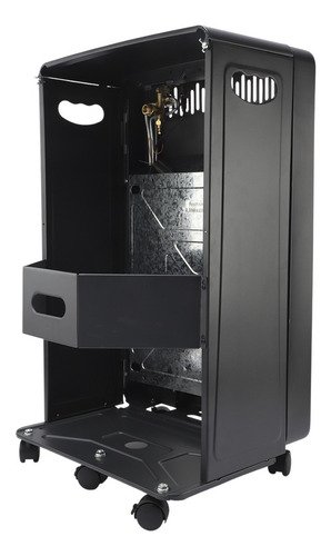 Estufa Garrafera Plegable 4200w Gas Envasado Glp Garrafa De 10kg Con Válvula De Seguridad Tres Niveles De Potencia Kushiro Negro - Imagen 5
