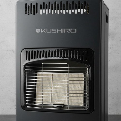 Estufa Garrafera Plegable 4200w Gas Envasado Glp Garrafa De 10kg Con Válvula De Seguridad Tres Niveles De Potencia Kushiro Negro - Imagen 7