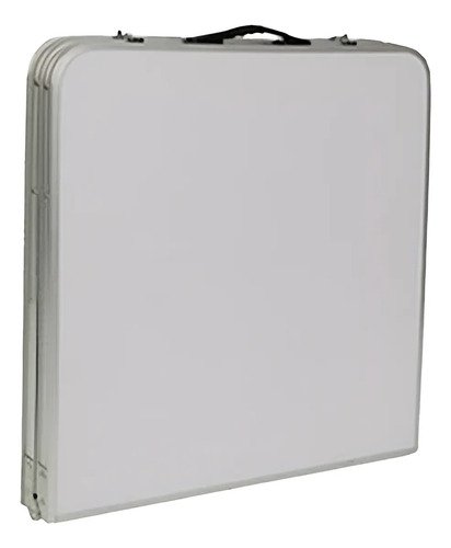 Set Plegable Mesa De Aluminio + 4 Bancos Para Camping - Imagen 2