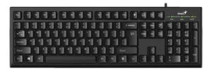 Teclado De Una Mano Genius Smart Kb-100 Qwerty Español Color Negro Español