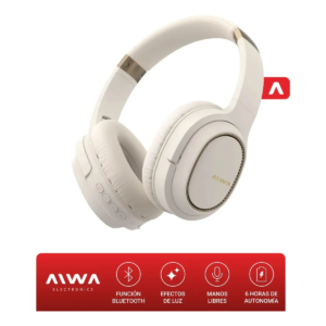 Auricular Headset Aiwa AW-AVB502C Bluetooth Plegable 6hs