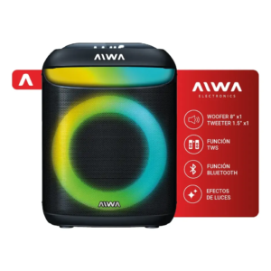 Parlante Bluetooth Portátil Aiwa Aw-p180 6000w Pmpo Negro