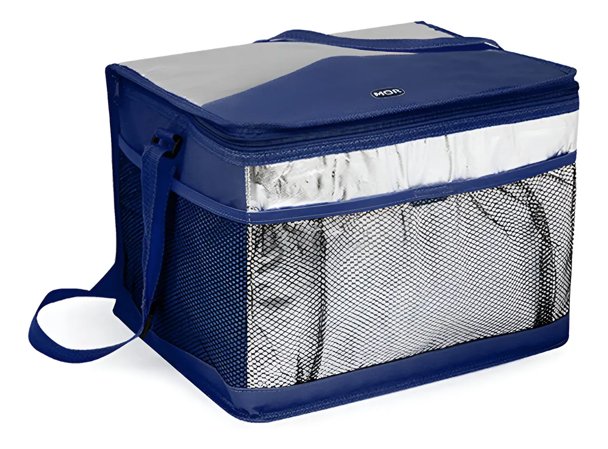 Bolso Conservadora Térmica Mor 20 L Camping Playa. Color Azul