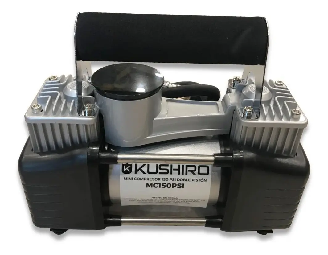 Compresor de aire mini a batería portátil Kushiro MC150PSI 500mL 25hp