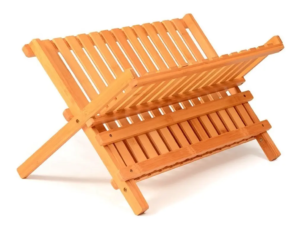 Escurreplatos Secaplatos Plegable De Bambu Vonne 12 Platos