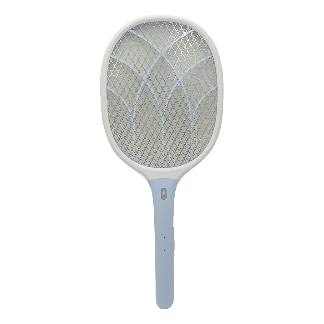 Paleta Raqueta Mata Mosquitos Moscas Insectos Color Celeste