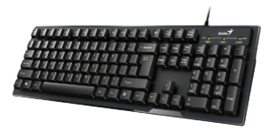 Teclado Genius Smart Kb-102 Qwerty Español Color Negro