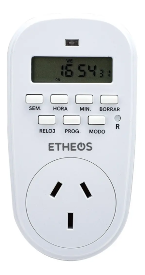 Temporizador Digital Enchufable Etheos 10a Timer Digital
